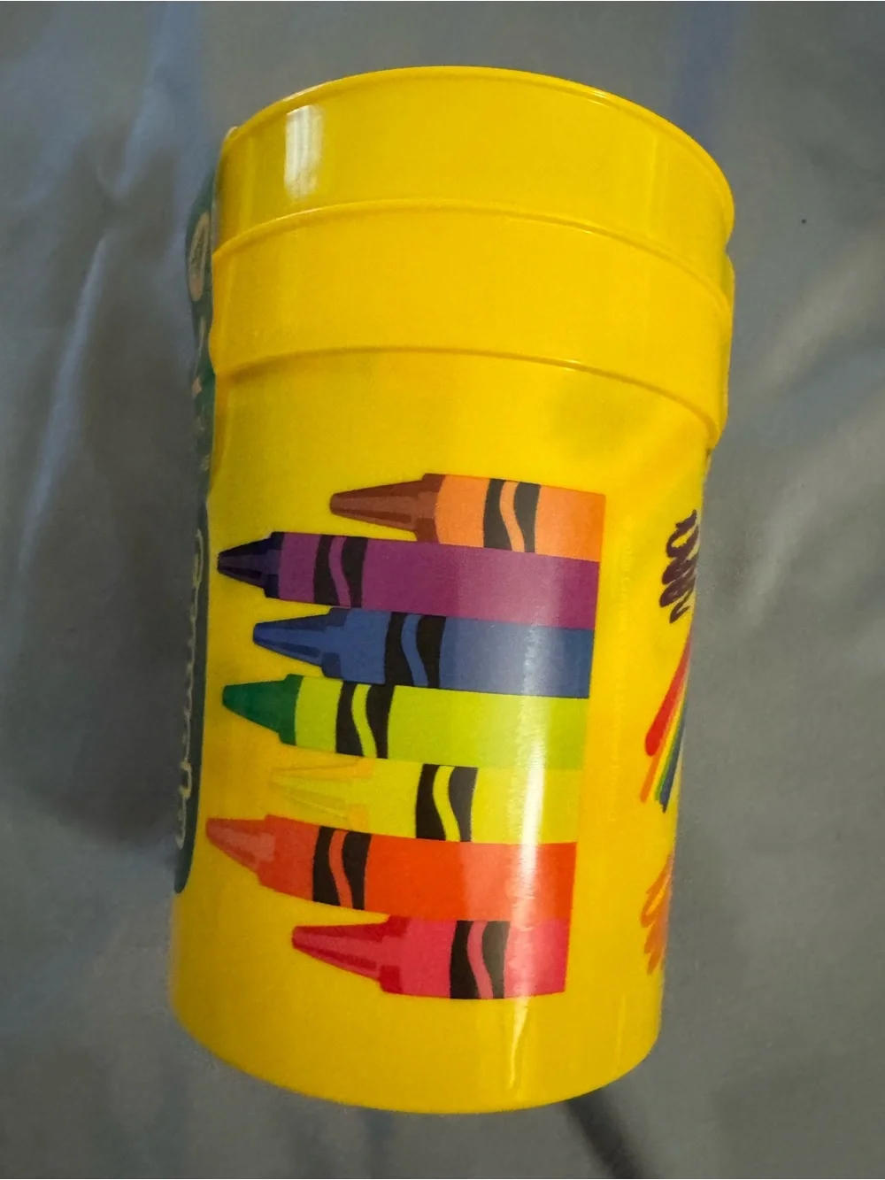 Crayola Yellow Rainbow Party Cup with Multicolor Arc